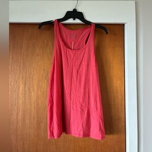 Icebreaker Merino Wool Coral Pink Tank Top